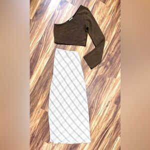 New POL One Shoulder Crop Top
